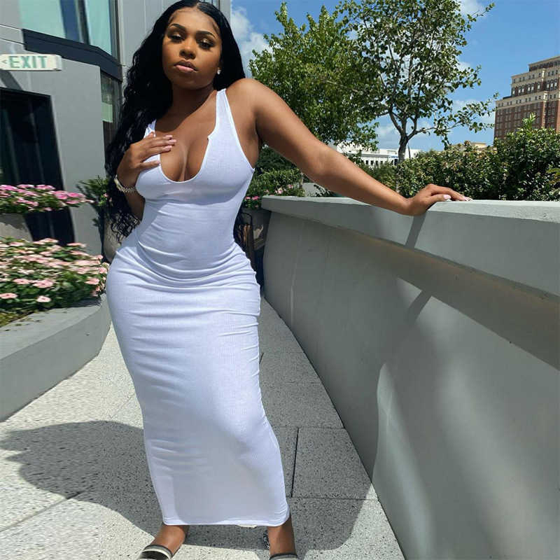 Plus Size Women Knit Bodycon Midi Maxi Dress Sleeveless Tank Bandage Ribbed V-neck Elastic Pencil Long Dresses 2021 New Y0603, Pink
Plus Size Women Knit Bodycon Midi Maxi Dress Sleeveless Tank Bandage Ribbed V-neck Elastic Pencil Long Dresses 2021 New Y0603, Pink