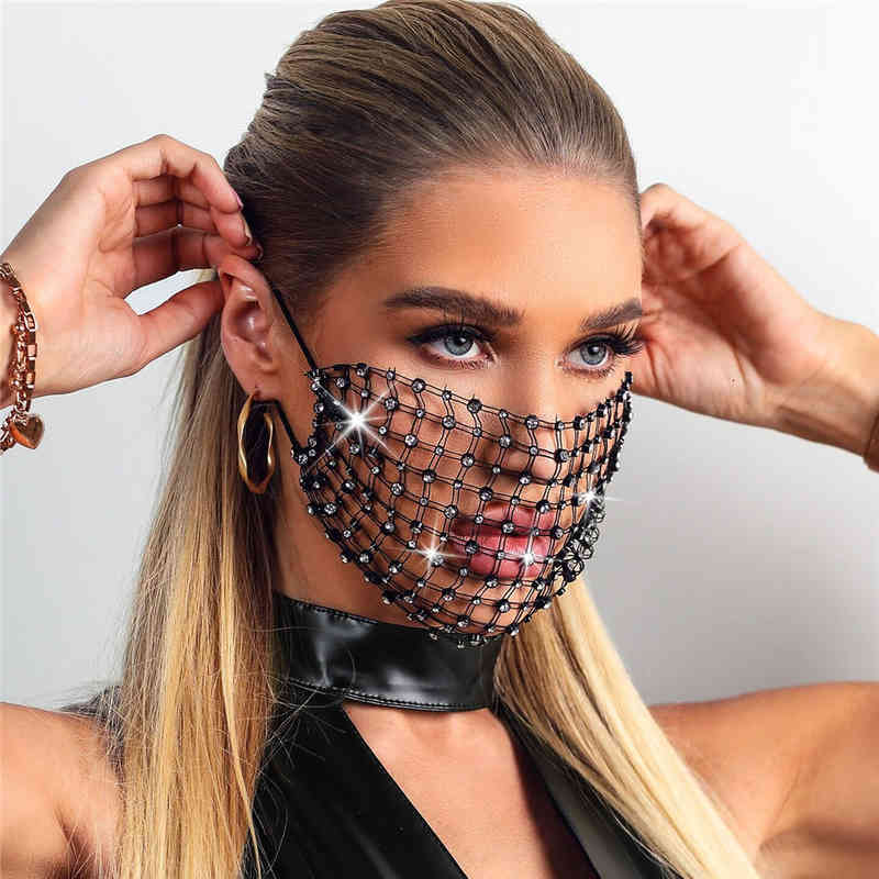 2021 Luxury Mystic Black Mesh Veil Rhinestone for Women Bling Crystal Decoration Mask Prom Party Face Jewelry
2021 Luxury Mystic Black Mesh Veil Rhinestone for Women Bling Crystal Decoration Mask Prom Party Face Jewelry