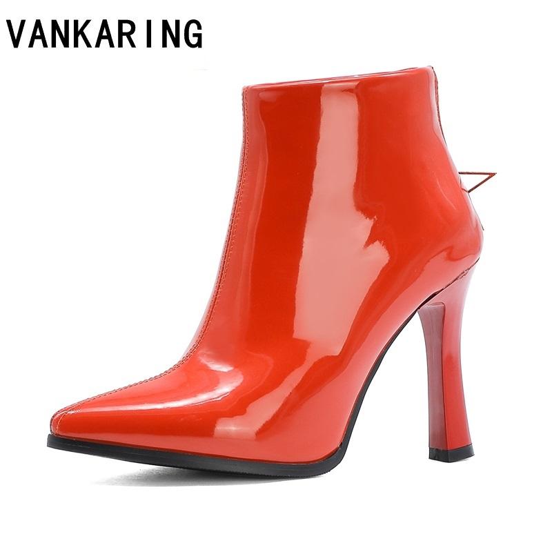 Boots Platform Patent Leather Ankle Sexy High Heel Zipper For Women Plus Size Ladies Party Dress Autumn Winter Black Booti
Boots Platform Patent Leather Ankle Sexy High Heel Zipper For Women Plus Size Ladies Party Dress Autumn Winter Black Booti