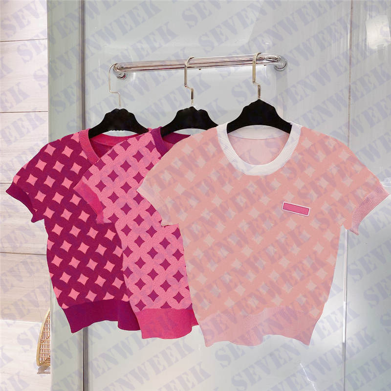 Short Sleeve Womens Knits Tops Clothing Designers Letter Ladies T Shirts Fashion Casual Summer Tshirt, Red
Short Sleeve Womens Knits Tops Clothing Designers Letter Ladies T Shirts Fashion Casual Summer Tshirt, Red