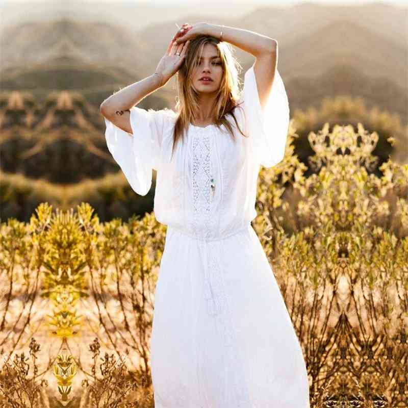 Cotton Beach Cover up Kaftans Sarong Bathing Suit s Pareos Swimsuit Womens Swim Wear Tunic #Q605 210420