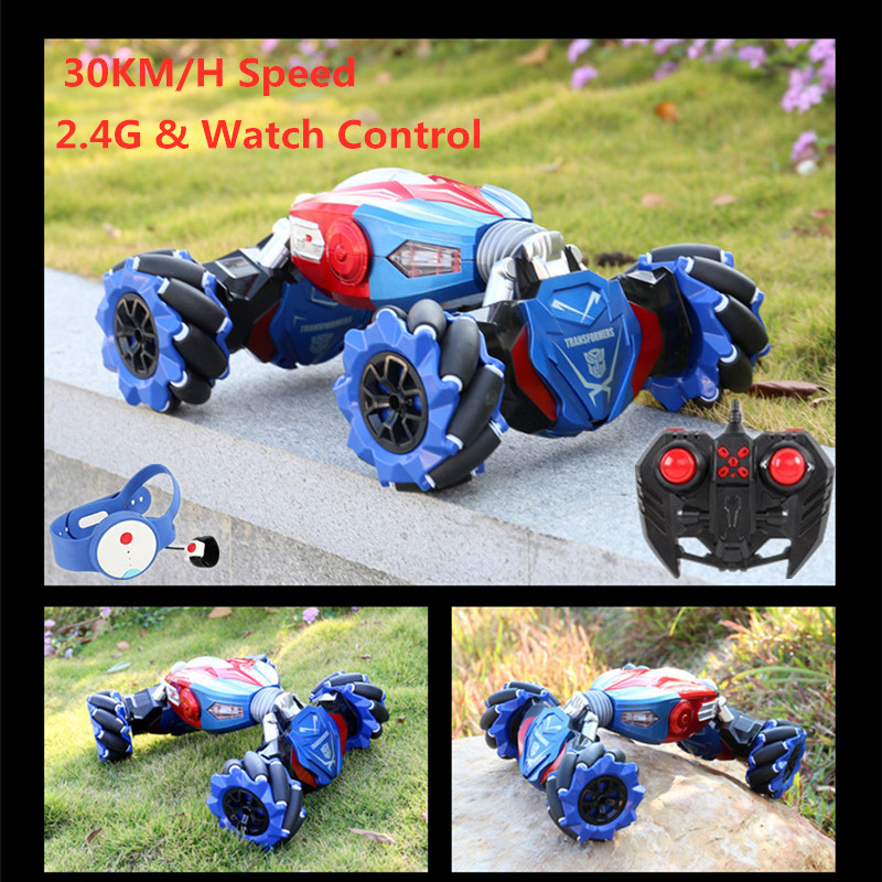 2.4G 4WD RC Twist Car Watch Radio Gesture Induction Racing Car Music Light Twist Stunt Deformation off Road Drift Vehicle Car
2.4G 4WD RC Twist Car Watch Radio Gesture Induction Racing Car Music Light Twist Stunt Deformation off Road Drift Vehicle Car