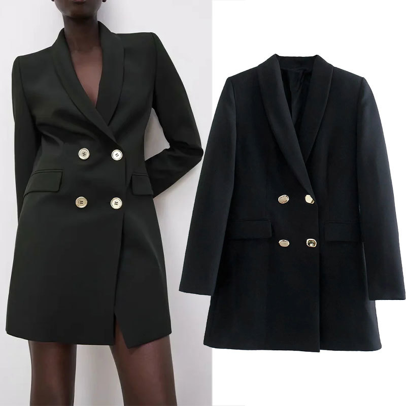 women's suits & blazers female blazer female jacket fall fashion double breasted sleeve long casual woman office wear suits 19v6, White;black
women's suits & blazers female blazer female jacket fall fashion double breasted sleeve long casual woman office wear suits 19v6, White;black