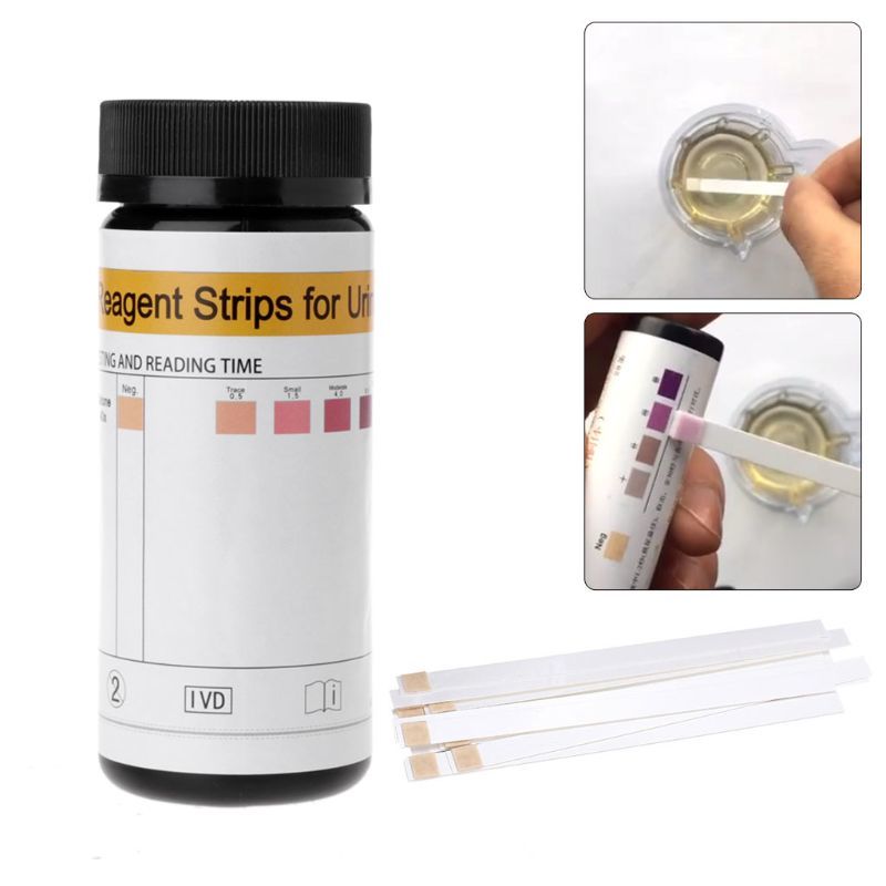 100 Sticks/set Keton Strips Home Ketosis Urine Test-Atkins Diet Waste Analysis Chain Strips Healthy Diet Body Tester