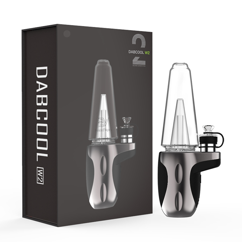 

Original DABCOOL W2 Enail KIT Hookah Other Smoking Accessories Wax Concentrate 4 Heat Settings Long Lasting Peak Device Dab Rig 1500mAh 100% Authentic