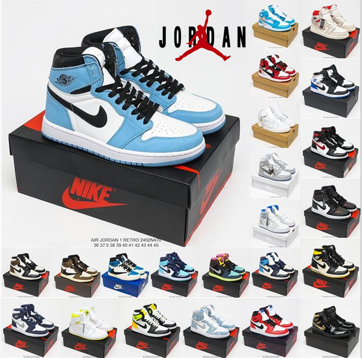 2021 men Jumpman jorden 1 1s Mens Basketball Shoes Obsidian UNC Hyper Royal women University Blue Lucky Green Twist Womens Sneakers Trainers Size 36-46, 27
2021 men Jumpman jorden 1 1s Mens Basketball Shoes Obsidian UNC Hyper Royal women University Blue Lucky Green Twist Womens Sneakers Trainers Size 36-46, 27