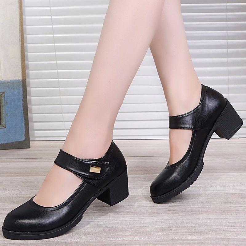 Dress Shoes Thick High Heels Mary Janes Women Woman Slip On Shallow Round Toe Hook & Loop Solid Leather Casual Plus Size, Beige
Dress Shoes Thick High Heels Mary Janes Women Woman Slip On Shallow Round Toe Hook & Loop Solid Leather Casual Plus Size, Beige
