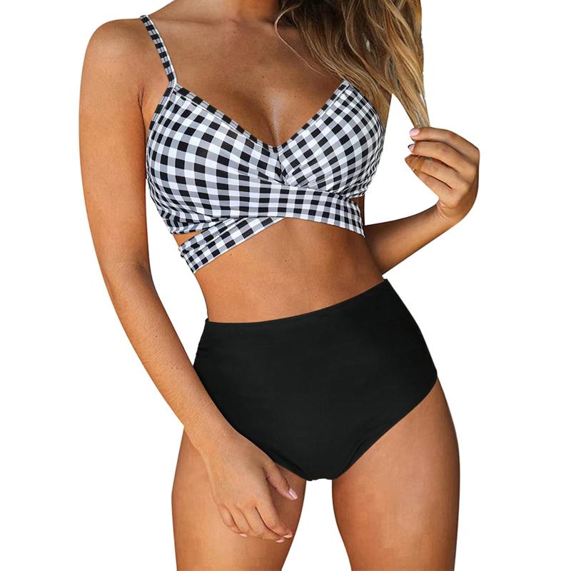 Women' Swimwear Sexy Bikini Women 2021 Two Piece Boho Floral Print Swimsuit Push Up Bra Bathing Suit Brazilian Beach Wear Swimming, White
Women' Swimwear Sexy Bikini Women 2021 Two Piece Boho Floral Print Swimsuit Push Up Bra Bathing Suit Brazilian Beach Wear Swimming, White
