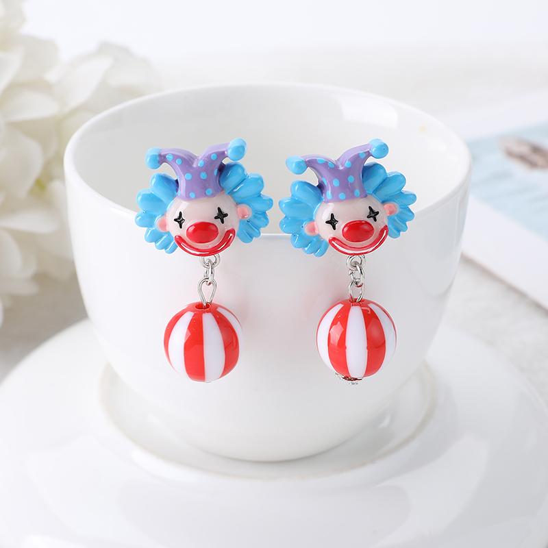 Dangle & Chandelier 1Pair Stud Earring Multicolours Resin Clown With Beads Jewelry For Children And Woman Birthday Gift
Dangle & Chandelier 1Pair Stud Earring Multicolours Resin Clown With Beads Jewelry For Children And Woman Birthday Gift