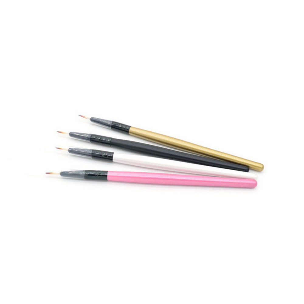 500pcs New Cosmetic Eye Liner Brush Make Up Black Liquid Eyeliner Shadow Gel Brush Cepillo