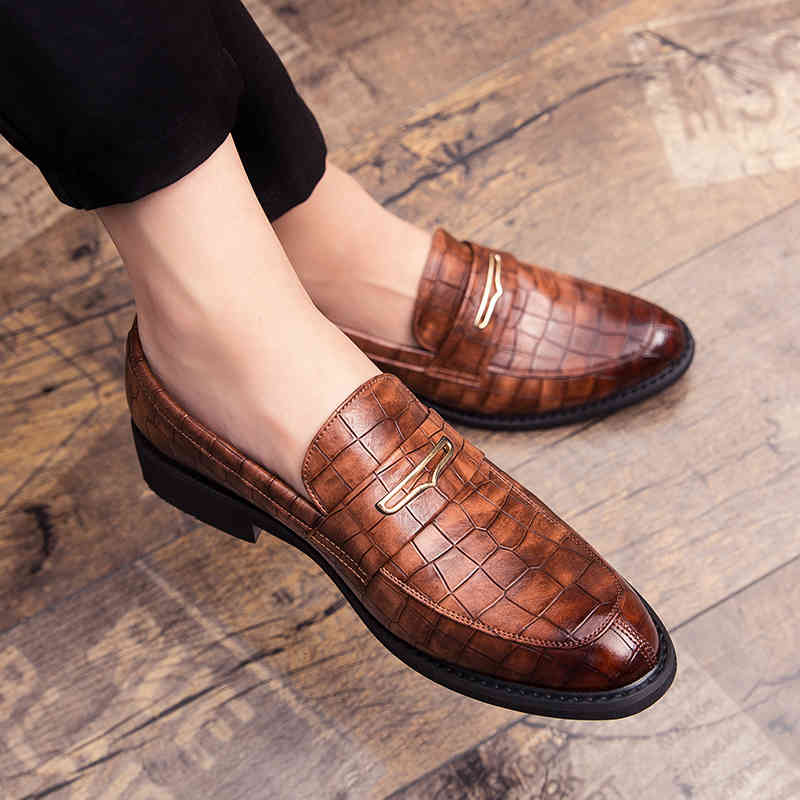 dress shoes fashion pointed toe slip on men leopard loafers patent leather for formal party mariage wedding club z3sx, Black
dress shoes fashion pointed toe slip on men leopard loafers patent leather for formal party mariage wedding club z3sx, Black