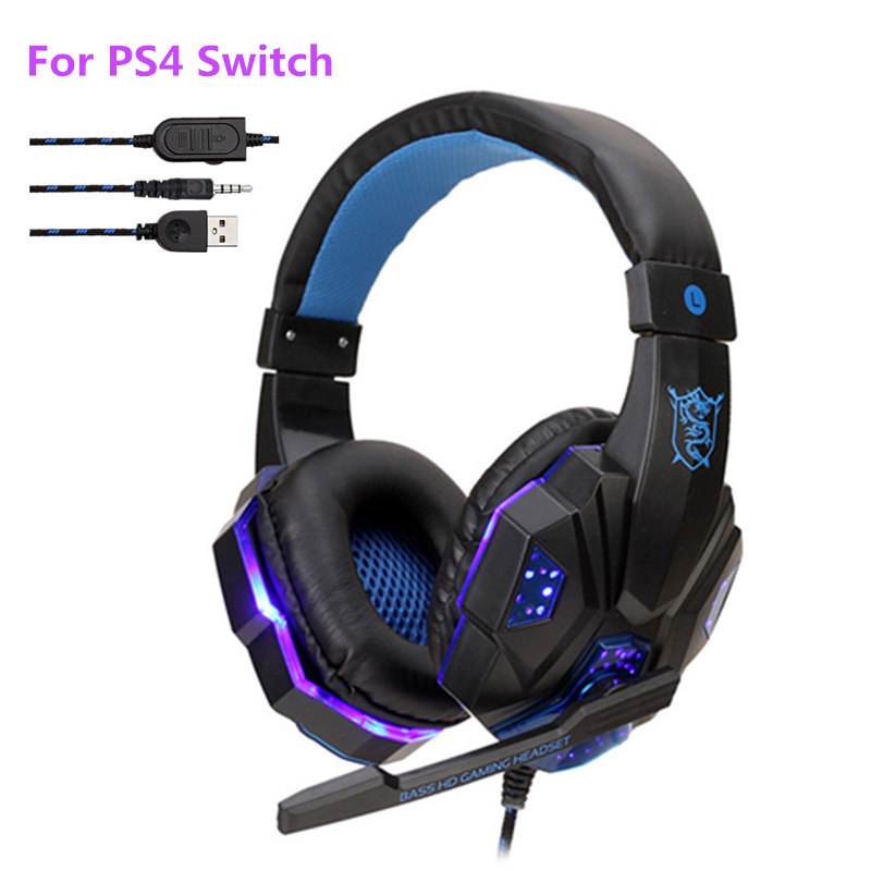 Professional Bass Gamer Wired Headphones For PS4 PS5 Switch Xbox One Gaming With Mic LED Light Computer PC Phone Headset
Professional Bass Gamer Wired Headphones For PS4 PS5 Switch Xbox One Gaming With Mic LED Light Computer PC Phone Headset