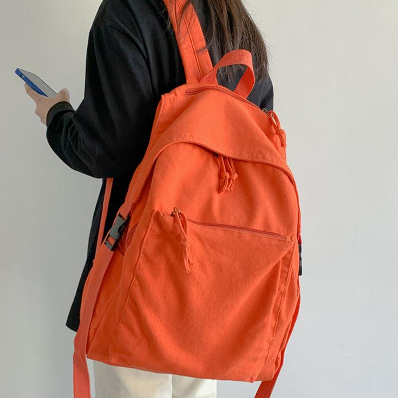Backpack Fashion Solid Student School Bag Cotton Kawaii Women Simple Travel Rucksack For Teenage Girls Laptop Mochila Book
Backpack Fashion Solid Student School Bag Cotton Kawaii Women Simple Travel Rucksack For Teenage Girls Laptop Mochila Book