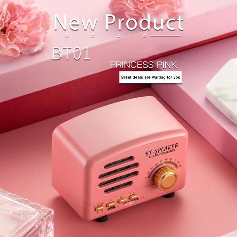 Portable Speakers Retro Bluetooth Speaker Mini Wireless Music Radio Card Player Box Usb/tf R4z8
Portable Speakers Retro Bluetooth Speaker Mini Wireless Music Radio Card Player Box Usb/tf R4z8