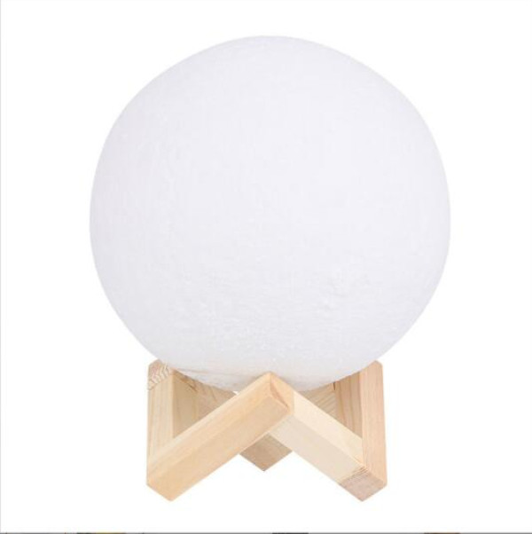 3D Moon Lamp Starry Sky Light gadgets with Stand Romantic Night 315inch Painted Bedside Lamp Lover Birthday Thanksgiving