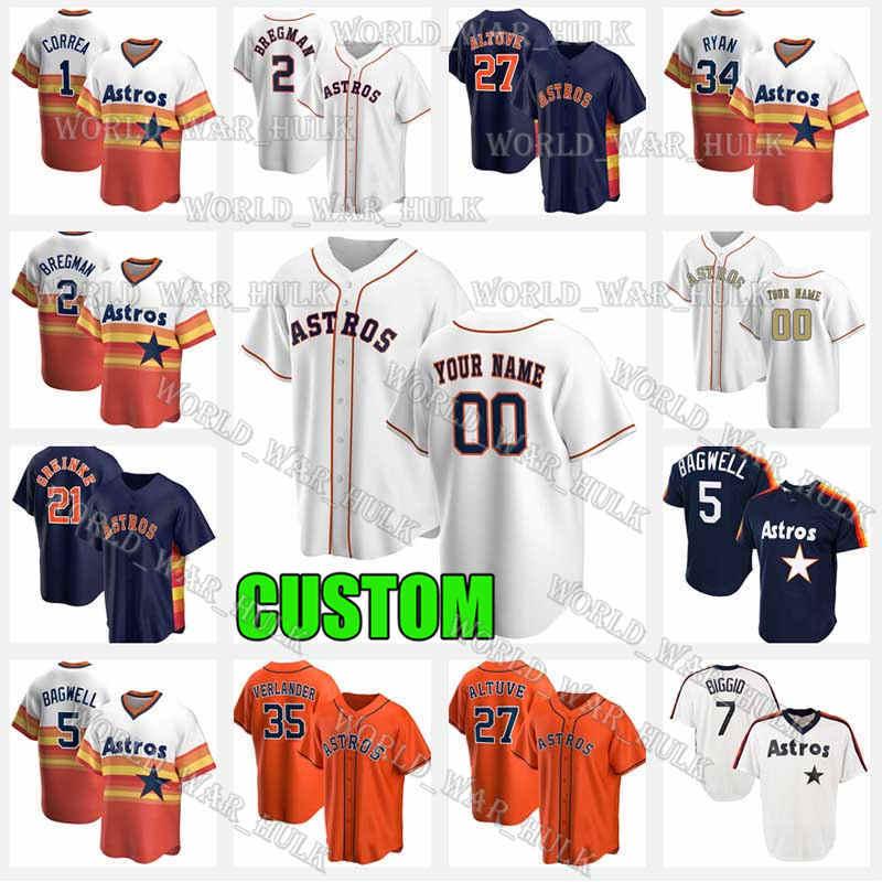 Astros Jersey Houston 34 Nolan Ryan Jose Altuve 1 Carlos Correa Custom 44 Yordan Alvarez 45 Ryne Stanek Jeff Bagwell Biggio Baseball Craig, Custom 2021 new cool base(taikongren)
Astros Jersey Houston 34 Nolan Ryan Jose Altuve 1 Carlos Correa Custom 44 Yordan Alvarez 45 Ryne Stanek Jeff Bagwell Biggio Baseball Craig, Custom 2021 new cool base(taikongren)