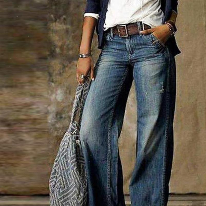 Autumn Winter Loose Casual Pants Women Jeans Fashion High Waist Floral Print Wide Leg Jean s Denim Lady clothes, Blue
Autumn Winter Loose Casual Pants Women Jeans Fashion High Waist Floral Print Wide Leg Jean s Denim Lady clothes, Blue
