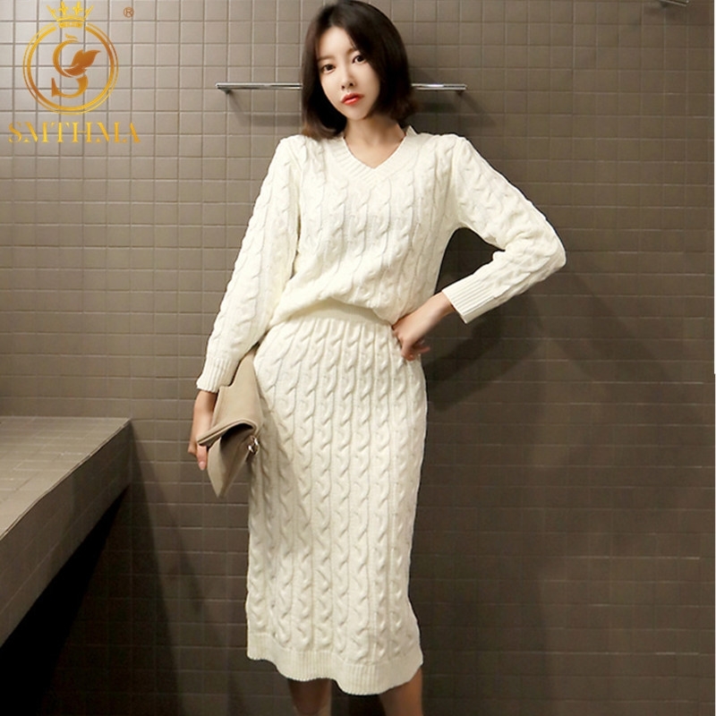 Sexy V-Neck Thick Needle Line Woolen Fashion OL Sweater 2pcs Set Women Graceful Long-Sleeved Knitting Skirt Suits 210520, Photo color
Sexy V-Neck Thick Needle Line Woolen Fashion OL Sweater 2pcs Set Women Graceful Long-Sleeved Knitting Skirt Suits 210520, Photo color