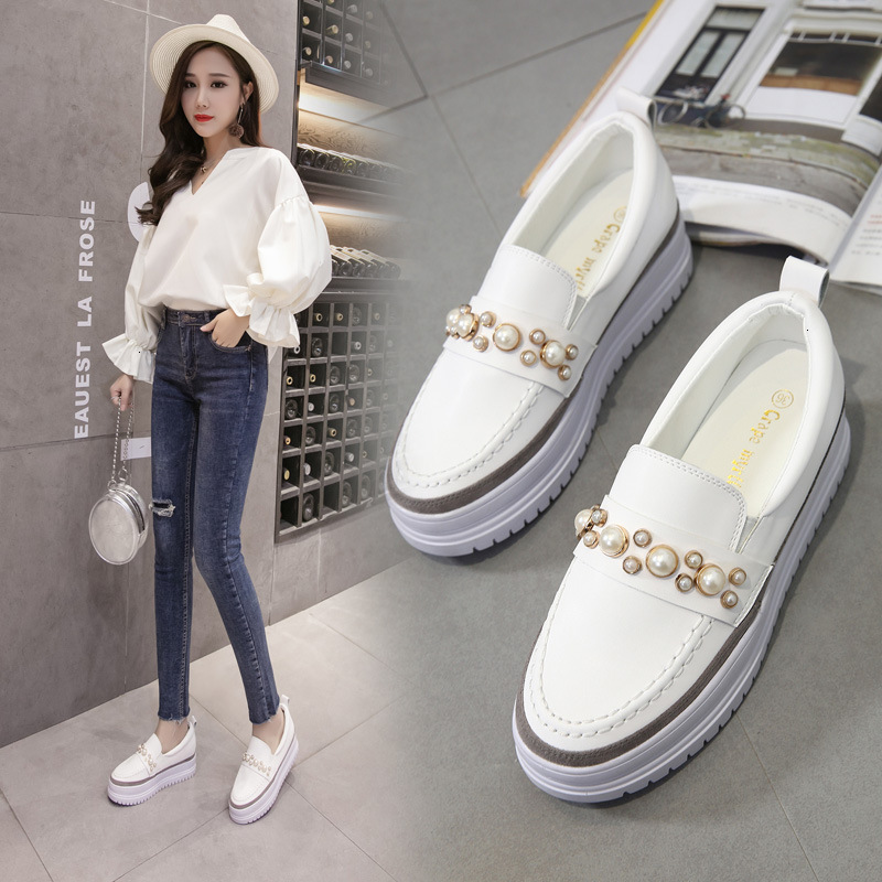 and shoes spring Sandals women's Autumn College style pearl thick bottom muffin lace up white single QHZT, 1# shoe box
and shoes spring Sandals women's Autumn College style pearl thick bottom muffin lace up white single QHZT, 1# shoe box