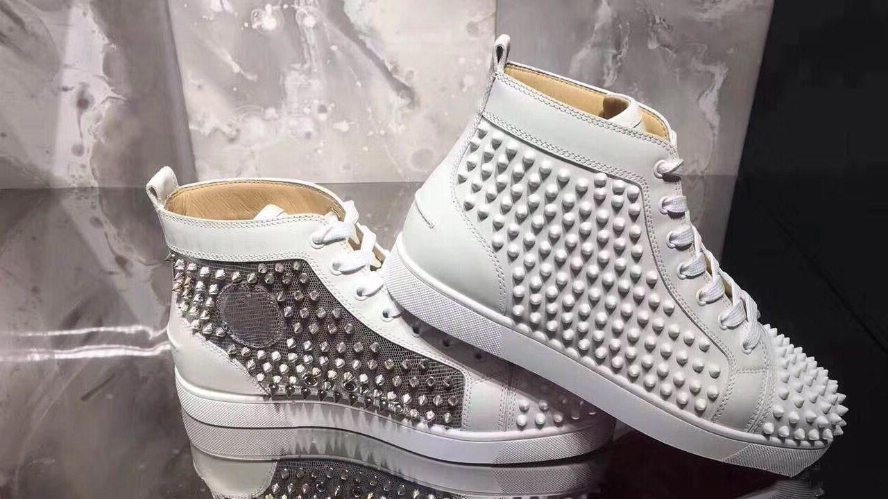 Luxury Spikes Sneaker Shoes Mens/Womens Red Bottom Sneakers white Genuine Leather Flats With Outdoor Walking Party Shoe Chaussure Homme 35-46
Luxury Spikes Sneaker Shoes Mens/Womens Red Bottom Sneakers white Genuine Leather Flats With Outdoor Walking Party Shoe Chaussure Homme 35-46