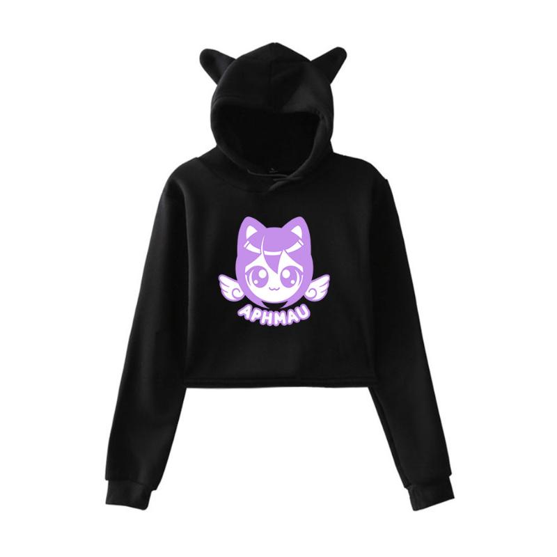 Women's Hoodies & Sweatshirts 2021 Arrival Aphmau Cat Ears Hoodie Long-sleeved Hooded Sweatshirt Casual All-match Tops, Black
Women's Hoodies & Sweatshirts 2021 Arrival Aphmau Cat Ears Hoodie Long-sleeved Hooded Sweatshirt Casual All-match Tops, Black
