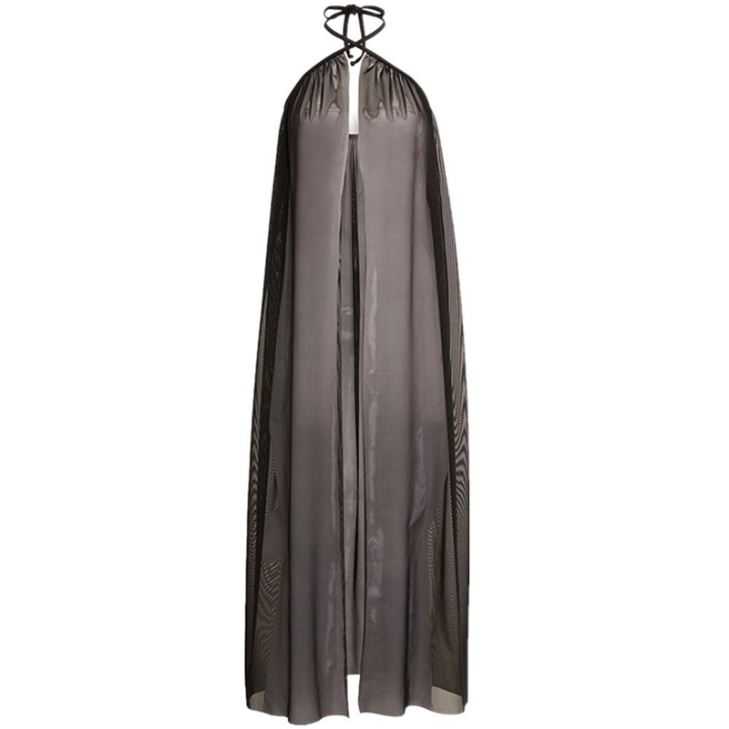 Beach Cover up Pareo Skirt Women Towel Chiffon Black Coverup Bathing Suits Swimwear Tunic Bikini Caftan #Q663 210420