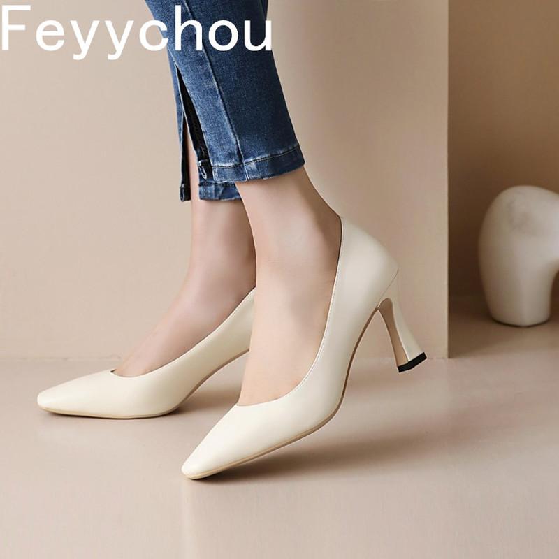 Dress Shoes Women's Pumps High Heels Slip On Spring Autumn Pu Basic Square Toe Solid 2021 Sexy Fashion Casual Apricot Beige Black
Dress Shoes Women's Pumps High Heels Slip On Spring Autumn Pu Basic Square Toe Solid 2021 Sexy Fashion Casual Apricot Beige Black