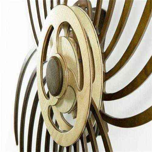 Handmade Wooden Windmill Reversal Statue Retro Kinetic Sculpture whirling Winnowing Machine For Living Room Decor Creative Gift 211108
