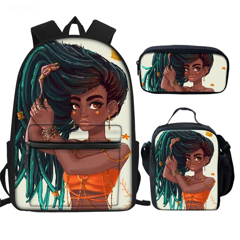 School Bags WHEREISART Afro Girls Pattern Set Black Women Art Backpack Casual Junior Girl Schoolbag Travel Softback Bolsa Mujer
School Bags WHEREISART Afro Girls Pattern Set Black Women Art Backpack Casual Junior Girl Schoolbag Travel Softback Bolsa Mujer