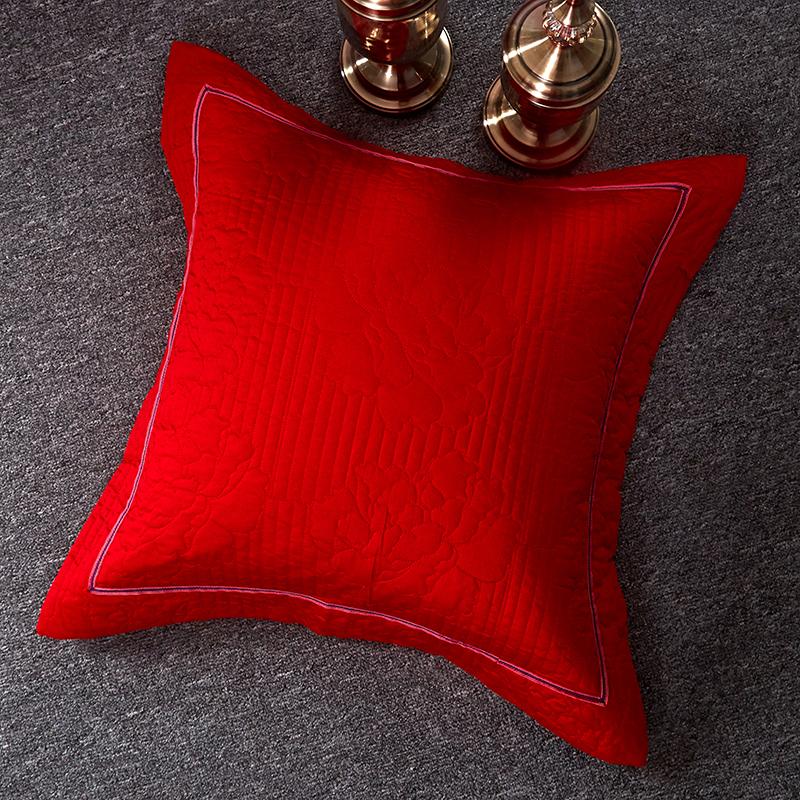Cotton Luxury Red Wedding Gifts King Size Bedding Set Queen Bed Sheet Embroidery Duvet Cover Sets