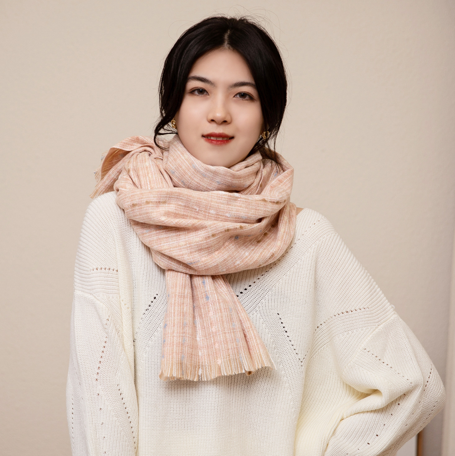 Korean Style New Cashmere Plaid Scarf Womens Dot Plaid Girl Versatile Shawl Fashion Student Scarf Wholesale No. 6
Korean Style New Cashmere Plaid Scarf Womens Dot Plaid Girl Versatile Shawl Fashion Student Scarf Wholesale No. 6