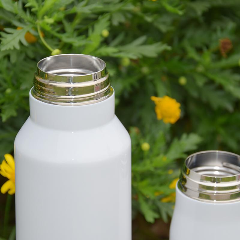 Local Warehouse 17oz 33oz Sublimation Bullet Tumbler Blanks White Bullets Bottle Stainless Steel Travel Mugs Customized DIY Double Insulated Bottles B