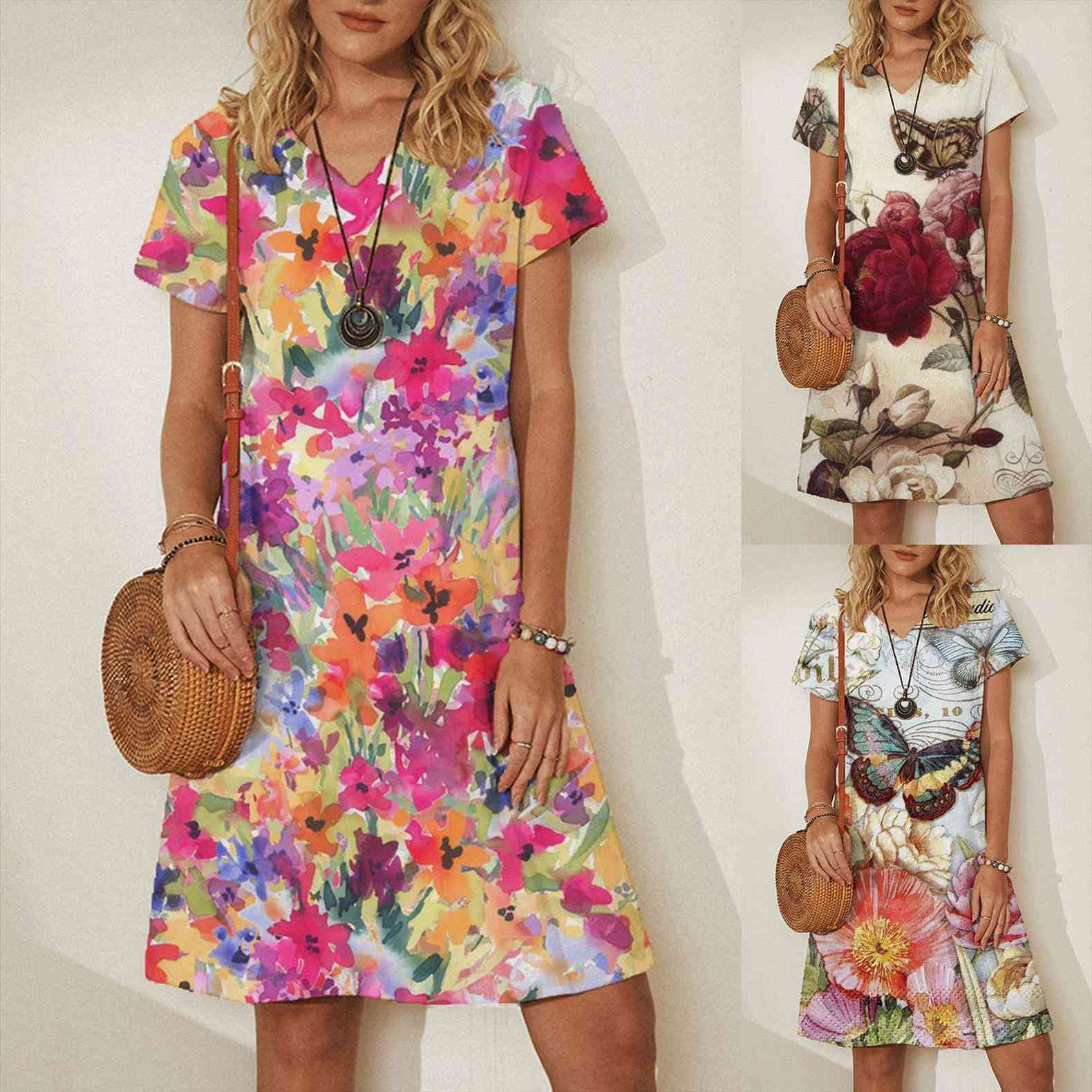 v neck casual summer women dresses multicolor geometric print short for vestido de mujer, Black;gray
v neck casual summer women dresses multicolor geometric print short for vestido de mujer, Black;gray