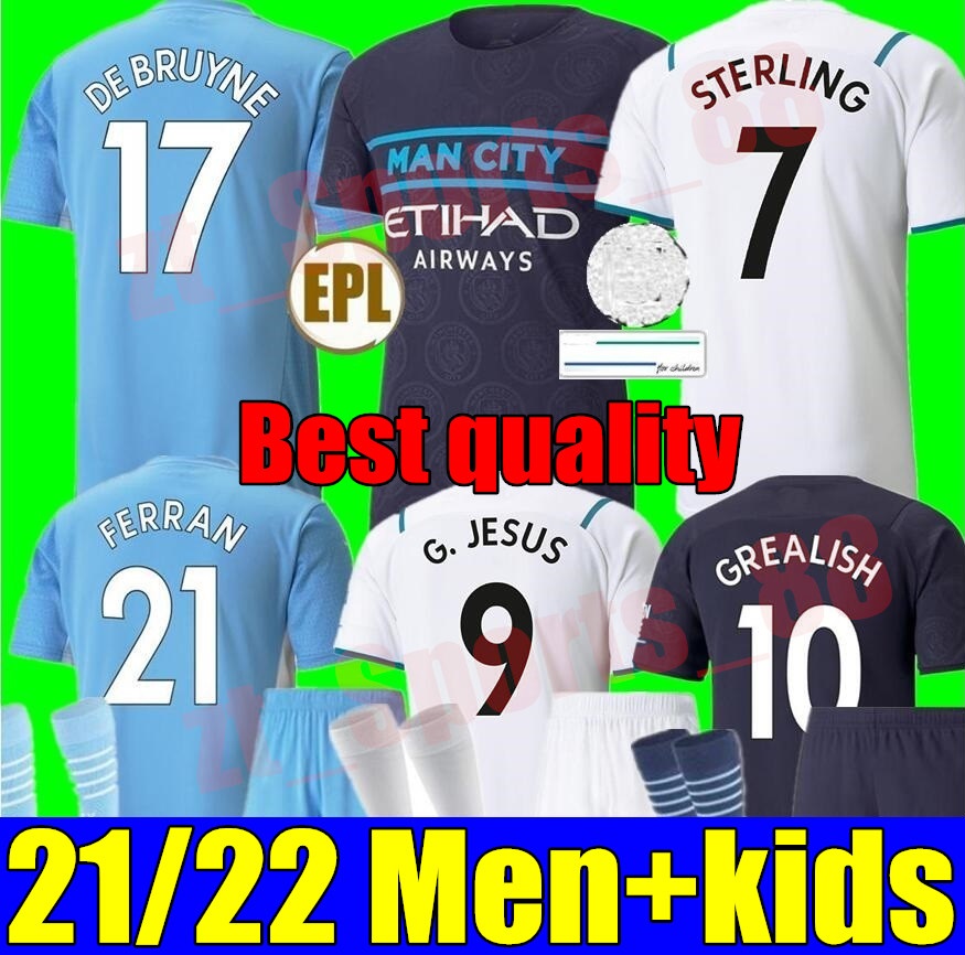 Top thailand quality Manchester soccer jerseys 21 22 MAN GREALISH CITY STERLING FERRAN DE BRUYNE FODEN 2021 2022 football shirts men + kids, Black;yellow
Top thailand quality Manchester soccer jerseys 21 22 MAN GREALISH CITY STERLING FERRAN DE BRUYNE FODEN 2021 2022 football shirts men + kids, Black;yellow