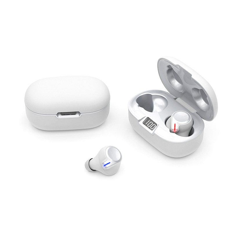 Real Mode TWS Earphones Rename pro pop up window Bluetooth Headphones auto paring wireless Charging case Earbuds, White
Real Mode TWS Earphones Rename pro pop up window Bluetooth Headphones auto paring wireless Charging case Earbuds, White