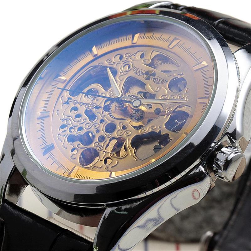 Winner Watches Men Navigator Series Top Skeleton Mechanical Watch Clock Gold Automatic Wristwatch Montre Wristwatches
Winner Watches Men Navigator Series Top Skeleton Mechanical Watch Clock Gold Automatic Wristwatch Montre Wristwatches