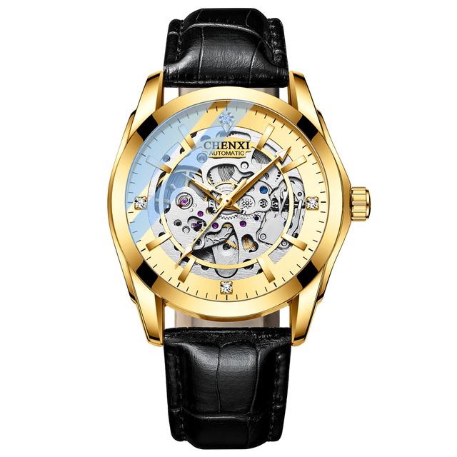 8821mens Automatische Mechanische Armbanduhr Wasserdicht Business d'entreprise de luxe UHR Tourbillon Mens Montres-bracelets