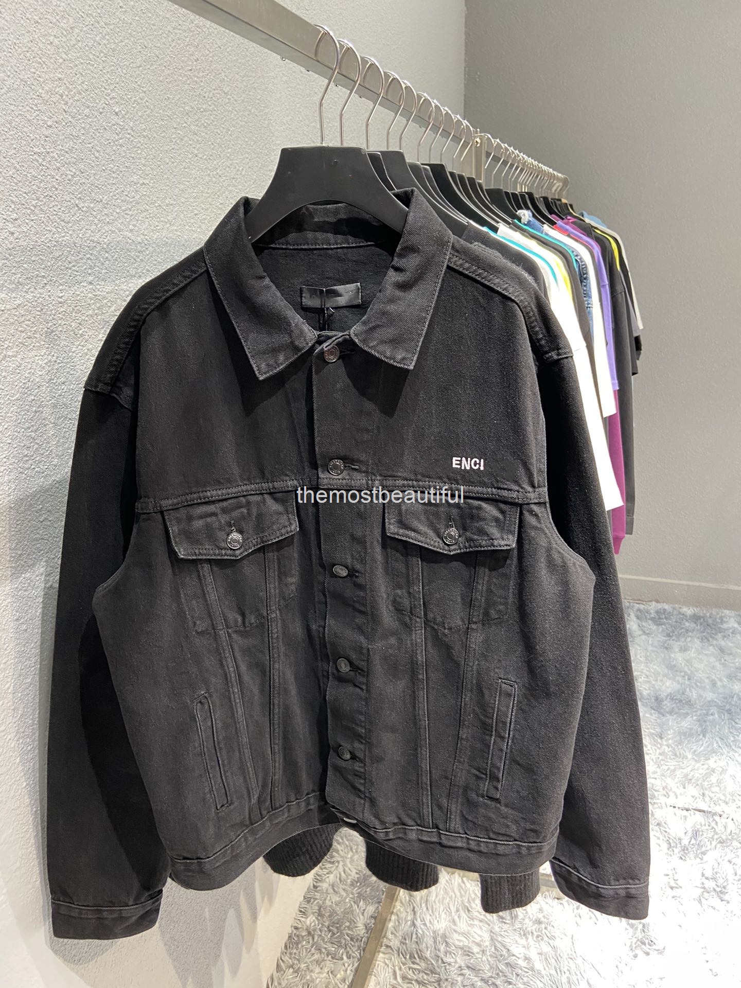Women's Jackets Autumn and winter high version b family crew letter embroidery heavy industry washing jacket loose men's women's denim, 2# packing bag
Women's Jackets Autumn and winter high version b family crew letter embroidery heavy industry washing jacket loose men's women's denim, 2# packing bag