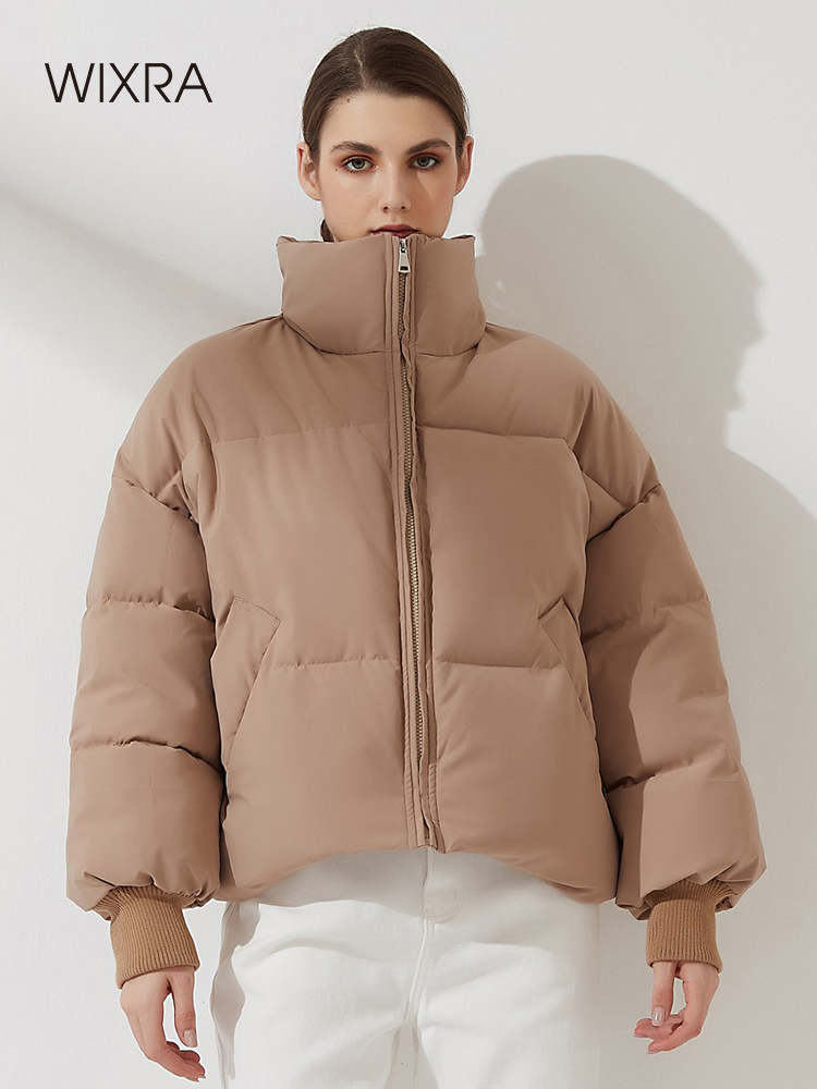 Wixra Women Thi Winter Parkas Casual Warm Cotton Jaets Coat Female Classic Zipper Outwear Autumn Street Wear, Beige
Wixra Women Thi Winter Parkas Casual Warm Cotton Jaets Coat Female Classic Zipper Outwear Autumn Street Wear, Beige