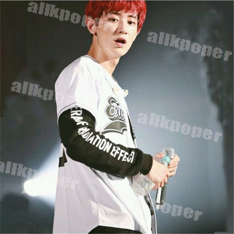 EXO Planet 3 EXOrDIUM T-shirt In Seoul KPOP Unisex BUTTON DOWN Tshirt Baekhyun Summer Tops Fashion Korean Fans Tees 210406