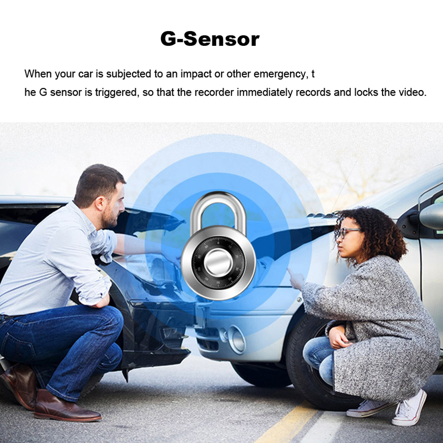 1080P HD Car DVR 3 Cameras 4.0 Inch Dash Camera Dual Lens suppor Rearview Video Recorder Auto Registrator Dvrs
