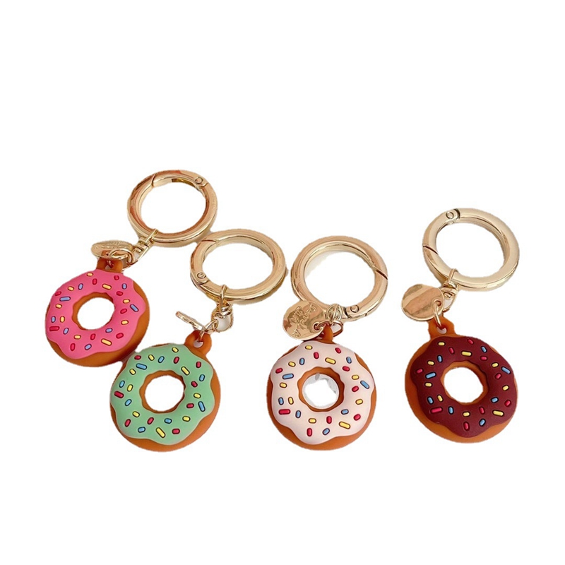 For Apple Airtags Case Silicone Donut Design Keychain Protective For Airtag Tracker Locator Device Anti-lost For airtag air tag Case
For Apple Airtags Case Silicone Donut Design Keychain Protective For Airtag Tracker Locator Device Anti-lost For airtag air tag Case