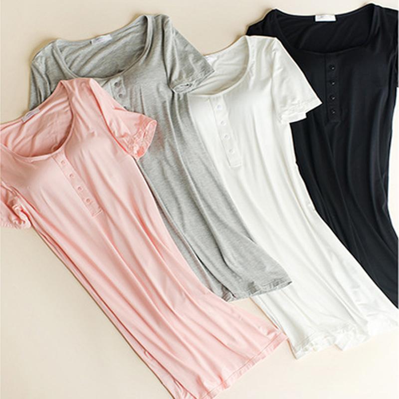 Maternity Dresses Solid Summer Pregnant Clothes Plus Size Pregnancy Dress Gravida -XXL, White 
Maternity Dresses Solid Summer Pregnant Clothes Plus Size Pregnancy Dress Gravida -XXL, White