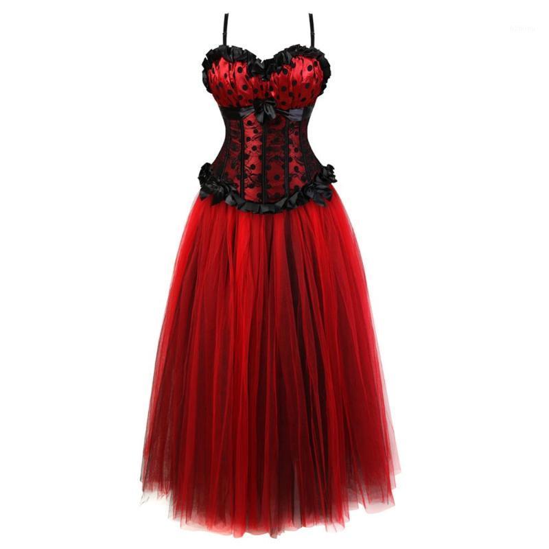 Bustiers & Corsets Gothic Corset Skirt Steampunk Polka DOTS With Long Princess Mesh Tulle Masquerade Party Dresses Korsage Sexy Plus Size, As pic
Bustiers & Corsets Gothic Corset Skirt Steampunk Polka DOTS With Long Princess Mesh Tulle Masquerade Party Dresses Korsage Sexy Plus Size, As pic