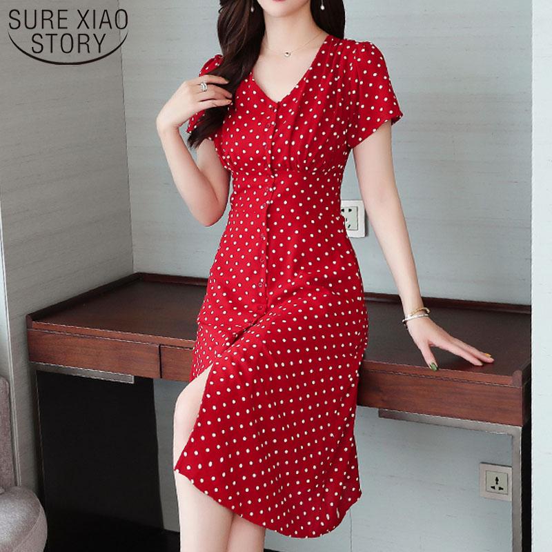 Casual Dresses 2022 Dot A-line Office Lady Chiffon Dress Fashion Summer Women Empire V-Neck Red Of Button 3527 50, Black;gray
Casual Dresses 2022 Dot A-line Office Lady Chiffon Dress Fashion Summer Women Empire V-Neck Red Of Button 3527 50, Black;gray