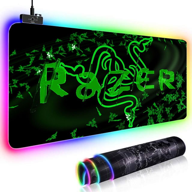 Large RGB Mouse Pad xxl Gaming Mousepad LED Mause Pad Gamer Copy Razer Mouse Carpet Big keyboard mouse pad Mat with Backlit gift