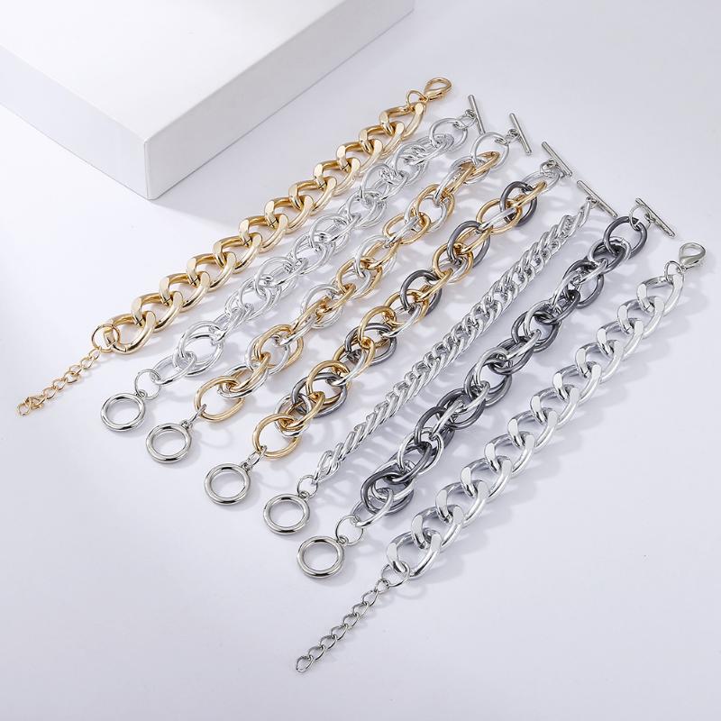 Link, Chain Minimalist Glossy Metal Miami Curb Cuban Thick Twisted Bracelets For Women Men Punk Charm Chunky Bracelet Bangles Couple Jewelry
Link, Chain Minimalist Glossy Metal Miami Curb Cuban Thick Twisted Bracelets For Women Men Punk Charm Chunky Bracelet Bangles Couple Jewelry