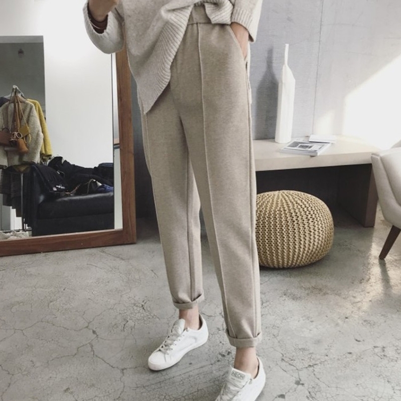 Pants For Women 3XL 4XL Plus Size Harem Autumn Winter Thicken Female Casual Trousers E146 210602, Creamy white
Pants For Women 3XL 4XL Plus Size Harem Autumn Winter Thicken Female Casual Trousers E146 210602, Creamy white