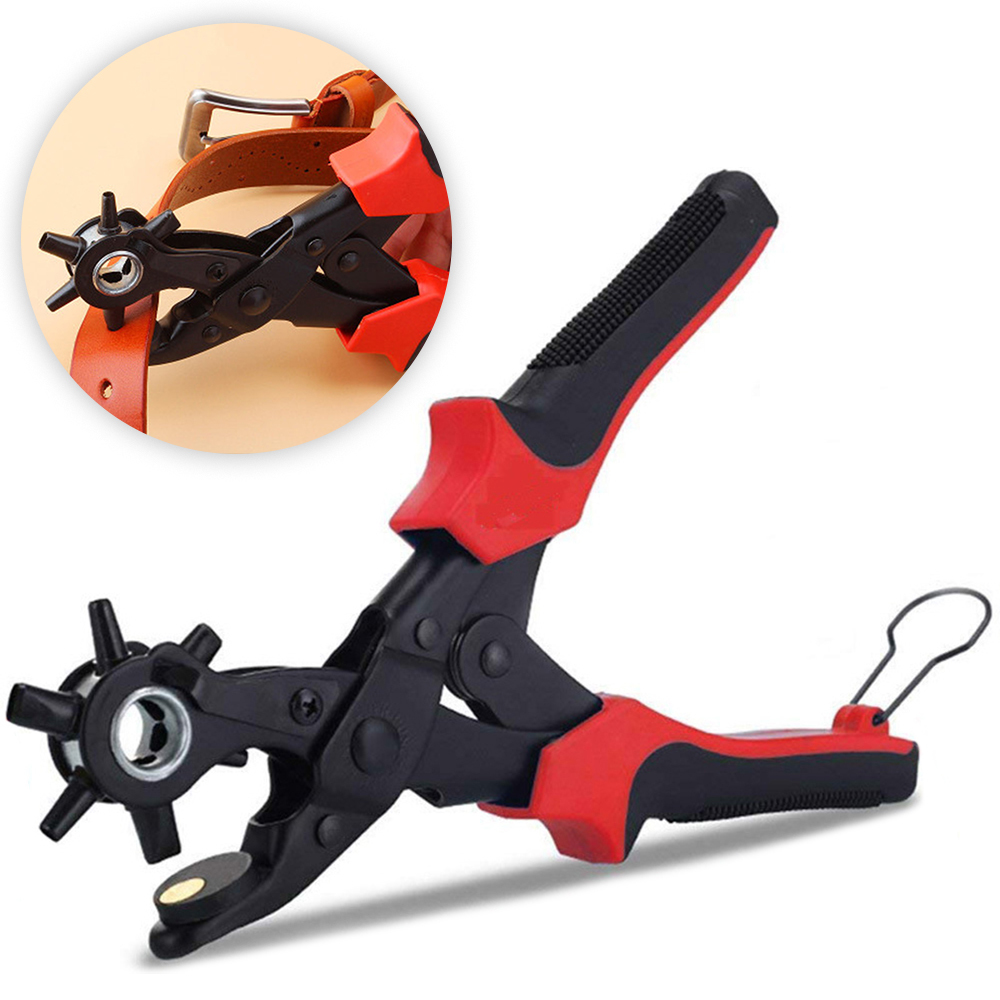 Leather Hole Punch Tool Set Punch Plier Kit For Belts, Watch Bands, Straps,Leather Goods Change, DIY Home Or Craft Projects