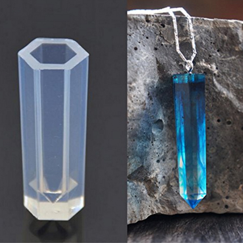 Jewelry Making Tool Non Toxic Cake Decor Embossing Necklace Pendant Flip Sugar Crystal Epoxy Resin Molds Food Grade Silicone